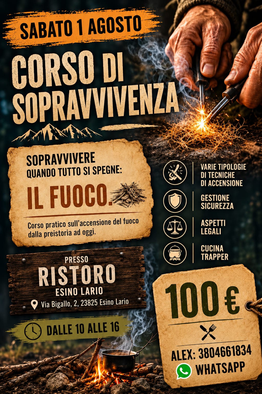 Survival course - Fire
